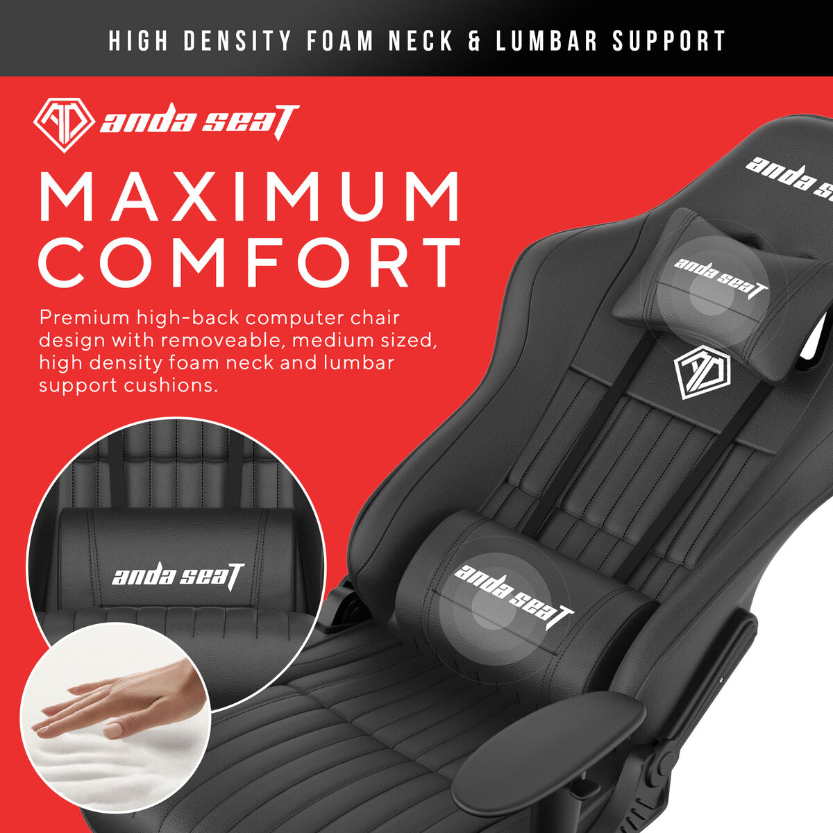 Gaming-stol AndaSeat Jungle Svart